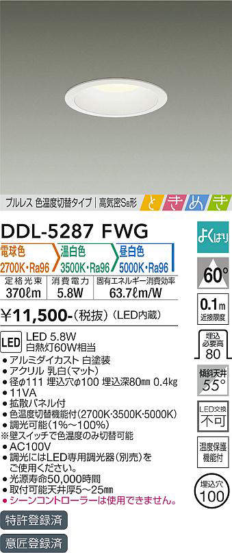 ddl5287fwg