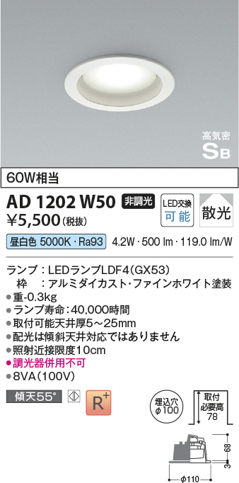 ad1202w50