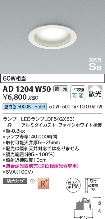 ad1204w50