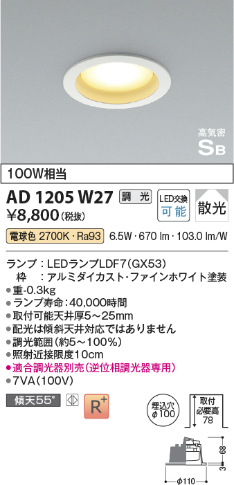 ad1205w27