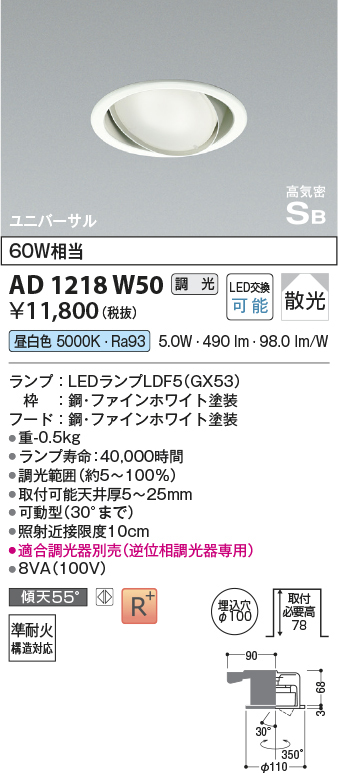 ad1218w50