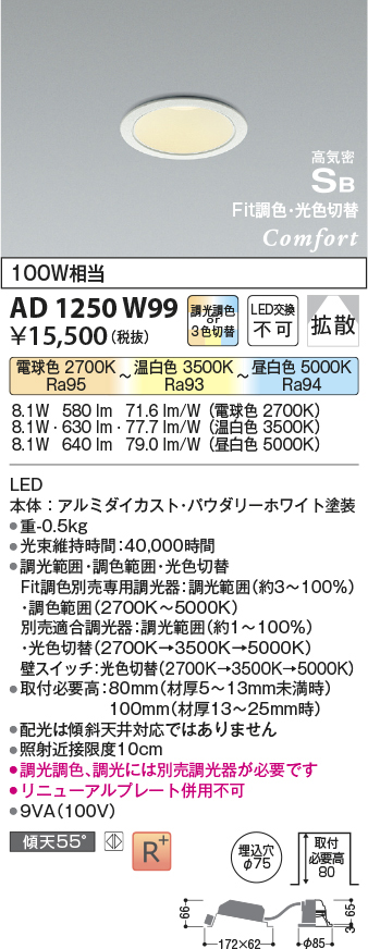 ad1250w99