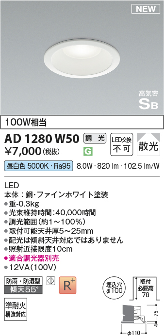 ad1280w50