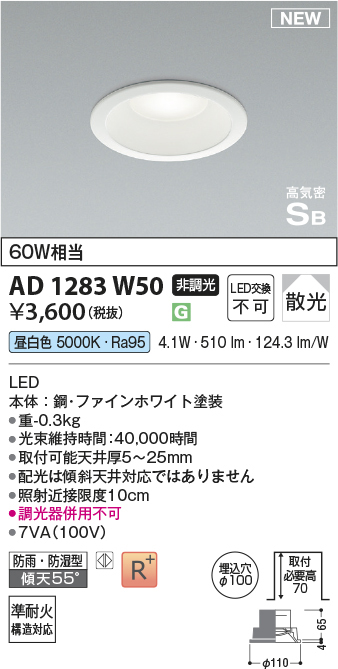 ad1283w50